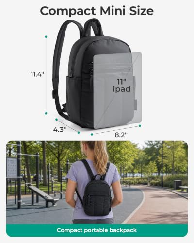 BAGSMART Camel Mini Backpack