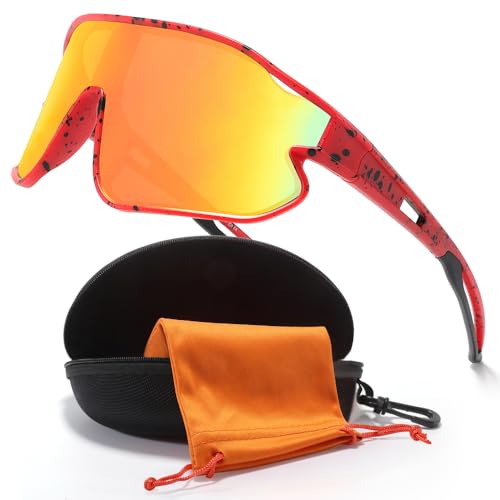 Kids Baseball Sunglasses For Youth, Lightweight Fashionable UV400 Softball Tennis Basketball Glasses For Boys Girls.
