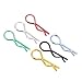 Drfeify RC Car Body Clips, 180 Pieces Metal R-Shape Pins, Multi-Color, for 1/10 1/12 Scale Remote Control Cars