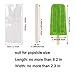 Popsicle Bags and Sticks Thick Ice Cream Wrappers Ice Pop Plastic Bags with Wooden Popsicle Sticks for Cakesicle Treat Candy,200Pieces