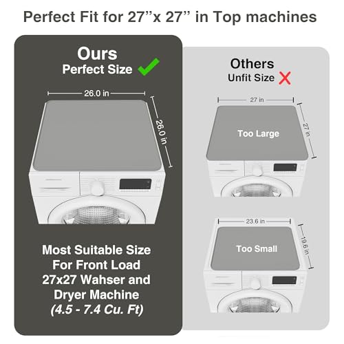 image for SEIRI 1pcs Washer and Dryer Covers for the Top, 26