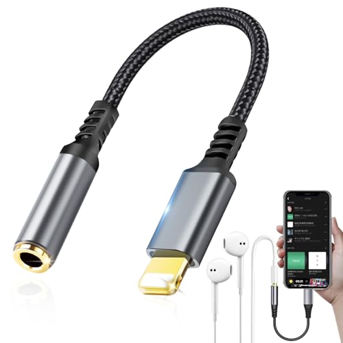 FOYOU ϊA_v^ CzWbN Lightning - 3.5mm ϊP[uy2025AbvO[hŁz F CzEwbhzA_v^[ CgjO 3.5mm ϊ ʒ/yΉ/iPhoneݐ Iphone5?Ipho