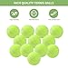 BUCOMTU Tennisbälle 12 Stück Tennisbäll Kinder Tennis Balls Sports Training Tennis Tennisball Hund Geeignet für Tennisunterricht, Schulen, Anfänger und Hundespaziergänge