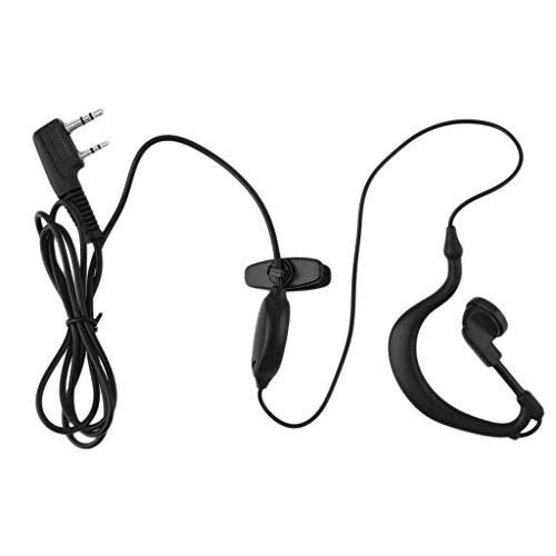 Image of 2 Pin Mic Headset Earpiece Ear Hook Earphone for Baofeng Radio UV 5R 888s
