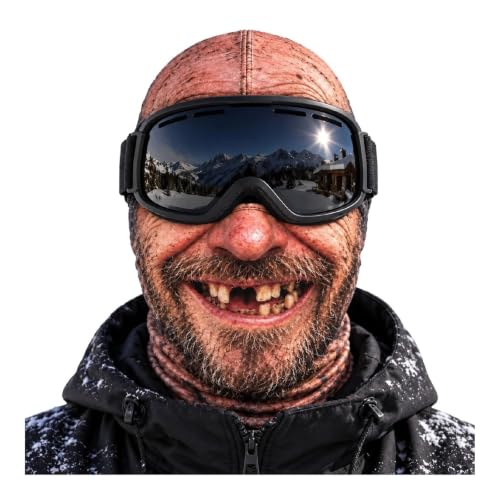 Ski Mask Old Man Balaclava Face Mask 3D Realistic Funny Winter Halloween - image 4