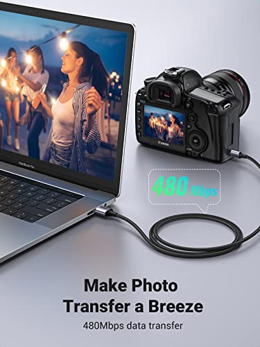 Ugreen Mini Usb Cable [3Ft, 2-Pack] Usb Mini B 2.0 Cable Nylon Braided Charging Cord Compatible With Garmin Nuvi Gps,Satnav,Dash Cam,Blue Yeti,Digital Camera,Ps3 Controller,Hard Drive,Mp3 Player,Gopro #TOP1