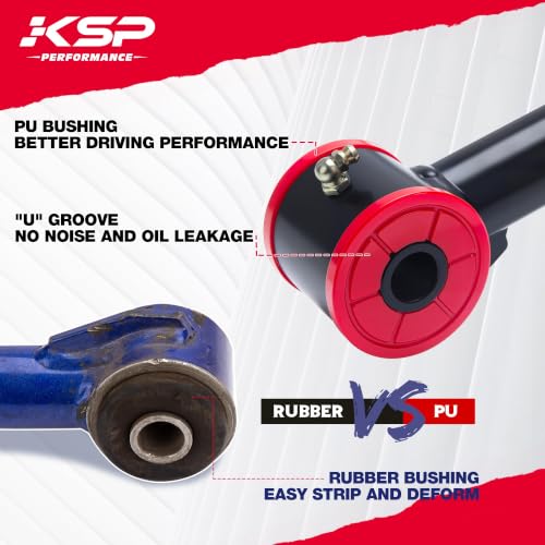 Image of KSP 2024+ Tacoma Upper Control Arms fit Truck with 2-4inch Front lift, Aftermarket Steel Suspenison Control Arm Compatible With Toyota New Model Pickup, 1 Pair Tubular UCA Replacement Factory Arms
