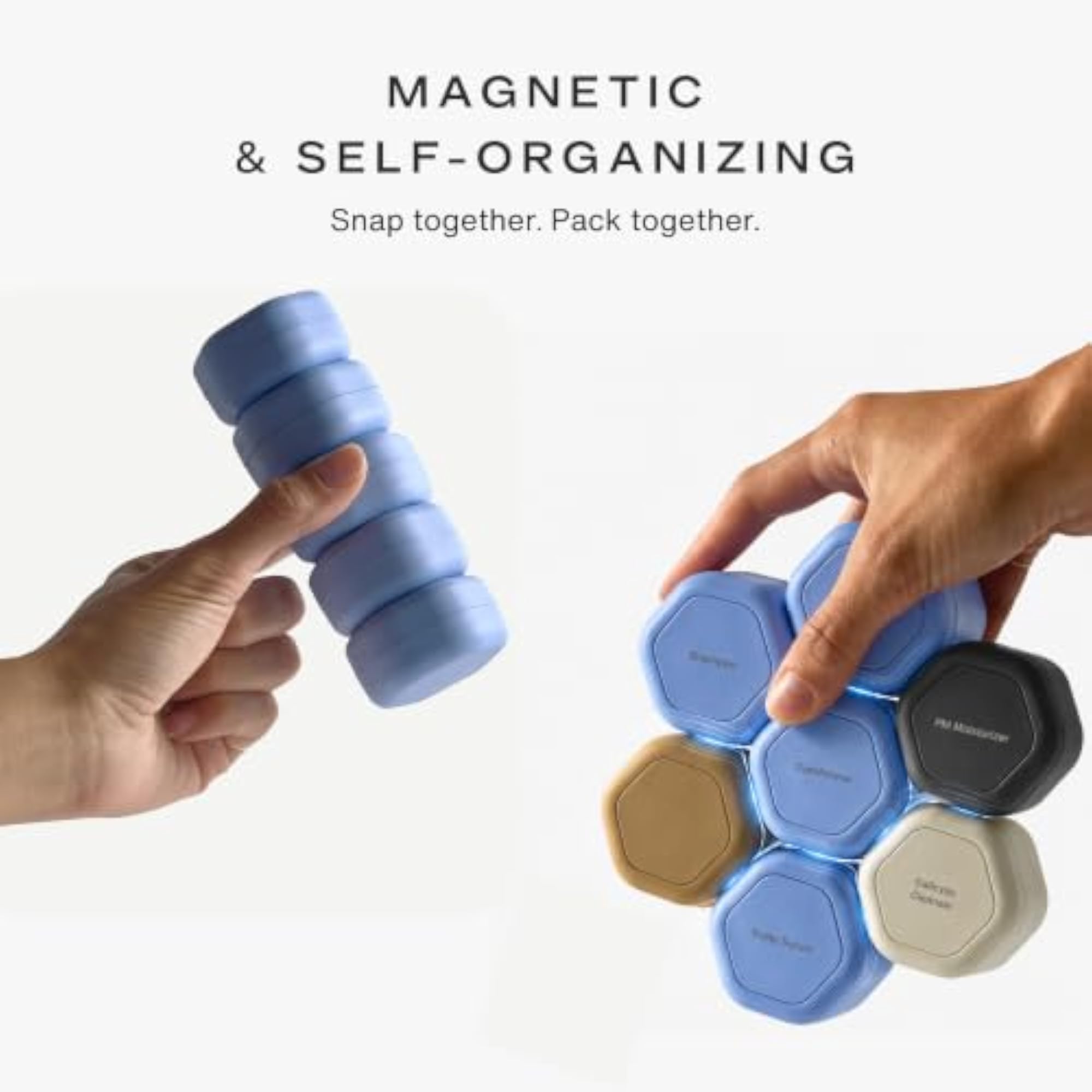 Capsules - Core Skincare Set, 5 Containers with Lids