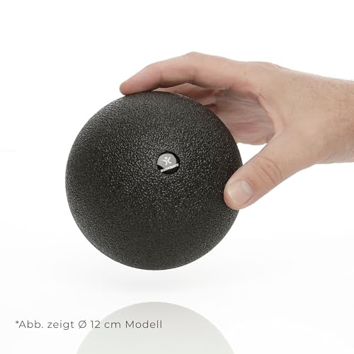 BODYMATE SET aus Faszien-Ball (Durchmesser 8cm) und großem Faszien-Ball (12cm) Schwarz, Selbstmassage-Ball für Faszientraining 2