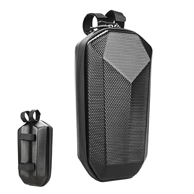 Genérico Bolsa Para Scooter Bolsa Para Manillar Delantero De Carcasa Dura De 3 Litros Accesorios Para Scooter Eléctrico Portátil Para Scooter, Bicicleta, Movilidad, Bicicleta Eléctrica