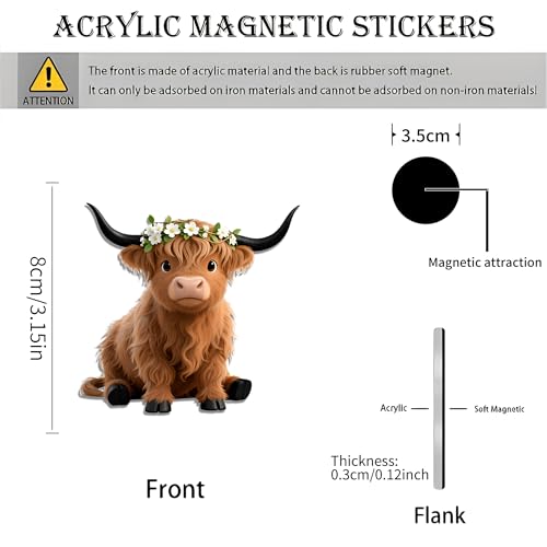Imán Decorativo de Acrílico para Refrigerador miniatura 3