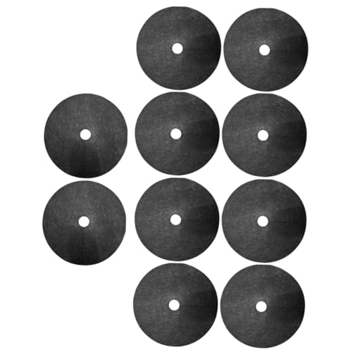 SHINEOFI 10piezas Transpirable Hidratante de Control de Jardín Cubierta Vegetal para Huerto para Deshierbe de Jardín Uso Paisajismo y Entrada de Vehículos Diámetro Exterior Interior