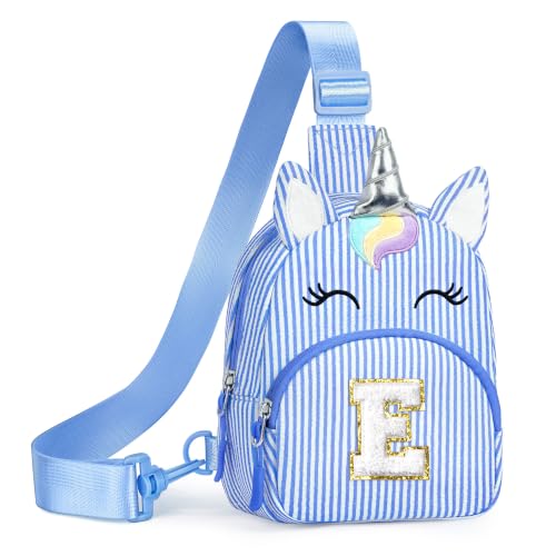 Image of YOOLIFE Sling Bag Girls Kids Purse Crossbody Bag Birthday Gifts, Blue E