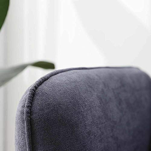 Sofá moderno de 3 plazas gris de lino con cojines confortables para sala de estar 6