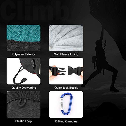 image for MoKo Rock Climbing Chalk Bag, Bouldering Chalk Bag Bucket with Adjusta