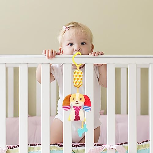 Pendurados Brinquedos para Bebês - Brinquedos para carros e carrinhos de bebê com animais coloridos
