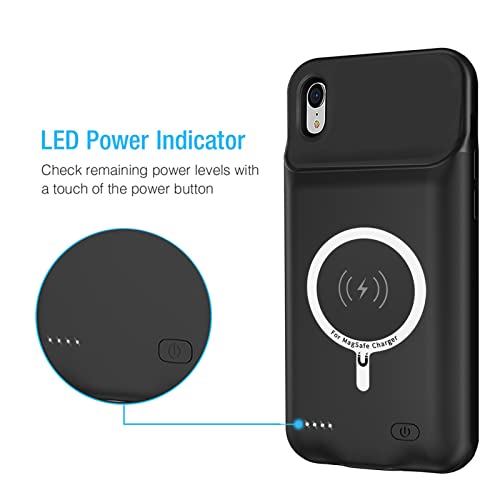 Yingykj 01 Battery Case For Iphone Xr, Enhanced 10000Mah Portable Protective Smart Wireless Charging Case Support Carplay Compatible With Iphone Xr thumb #2