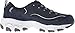 Skechers Sport Women's D'Lites Integrity Fashion Sneaker,Navy/White,8 M US