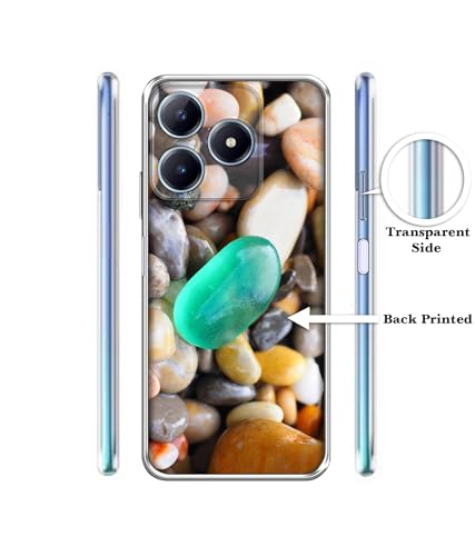 Image of Casotec Sea Stones Design Printed Silicon Soft TPU Back Case Cover for Realme C63 4G / Narzo N63 4G