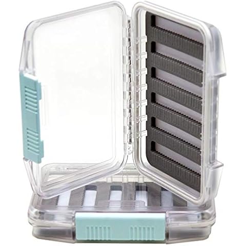 Medium Pocket Fly Fishing Box | Fit with Dry Flies, Wet Flies, Nymphs Flies, Streamer Flies, Poppers Cover
