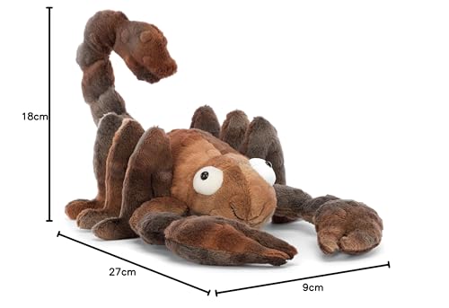 Jellycat Simon Scorpion 18x27 cm peluche originale doudou crabe - 4