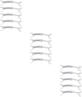 NOLITOY 15 Peças Corretor De Sorriso Rosto Lábio Treinador Exercitador De Mandíbula Exercitador Anti-Sorriso Ferramentas Masculinas Exercitador Muscular De Mandíbula Facial Exercitador De