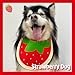 PetPhindU Cute Dog Bandana Cartoon Donuts Pet Dog Bib Neckerchief Cat Bandana Waterproof Pet Bib Dogs Adjustable Pet Bandana Golden Retriever Alaskan Samoyed