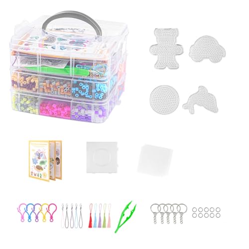 Perler Beads kit boîte de rangement 3 niveaux pour organiser vos perles sans perdre d'outils