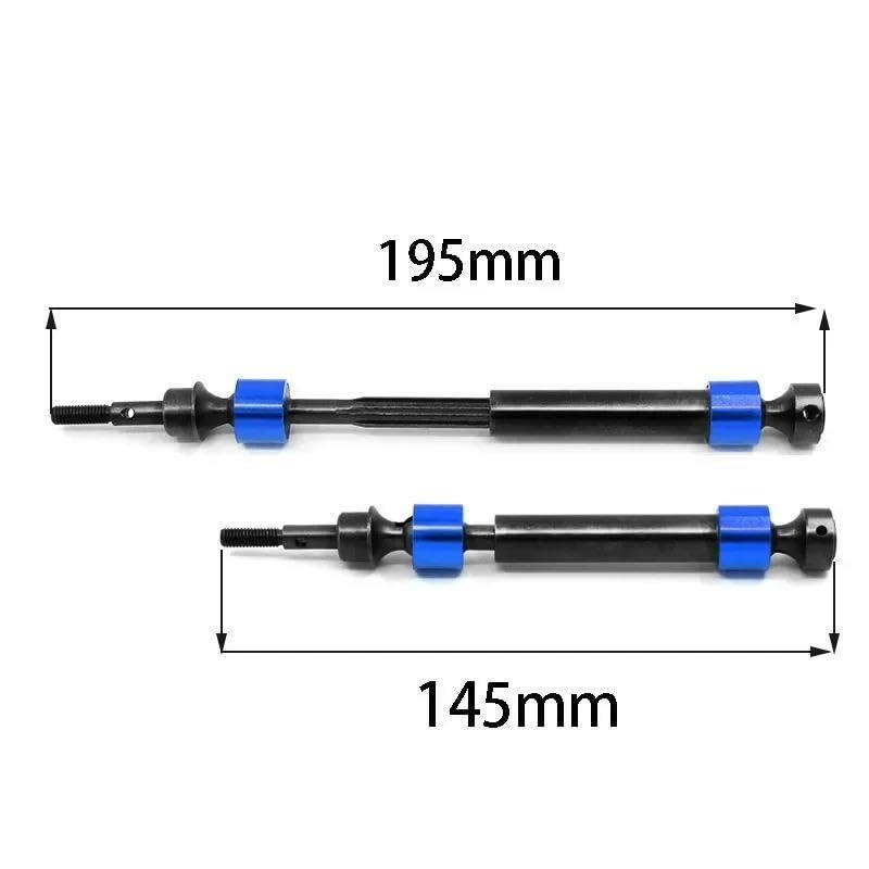 Assi con Albero Motore oscillante CVD scanalati in Acciaio Duro for Trax - xas 1/10(Blauw)