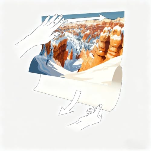 Calcomanías de Pared Montaña nevada de vinilo con gran definición visual 6