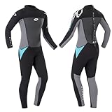 Pannelli in rete resistente al vento: la pannellatura della muta da donna ti mantiene al caldo mentre sei in spiaggia o in acqua, ideale per una varietà di sport acquatici come surf e kayak per farti divertire più a lungo