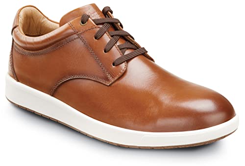Florsheim Crossover Work, Men's, Cognac, Steel Toe, Eh, Maxtrax Slip Resistant, Casual Oxford Work Shoe (10.0 D) #TOP1
