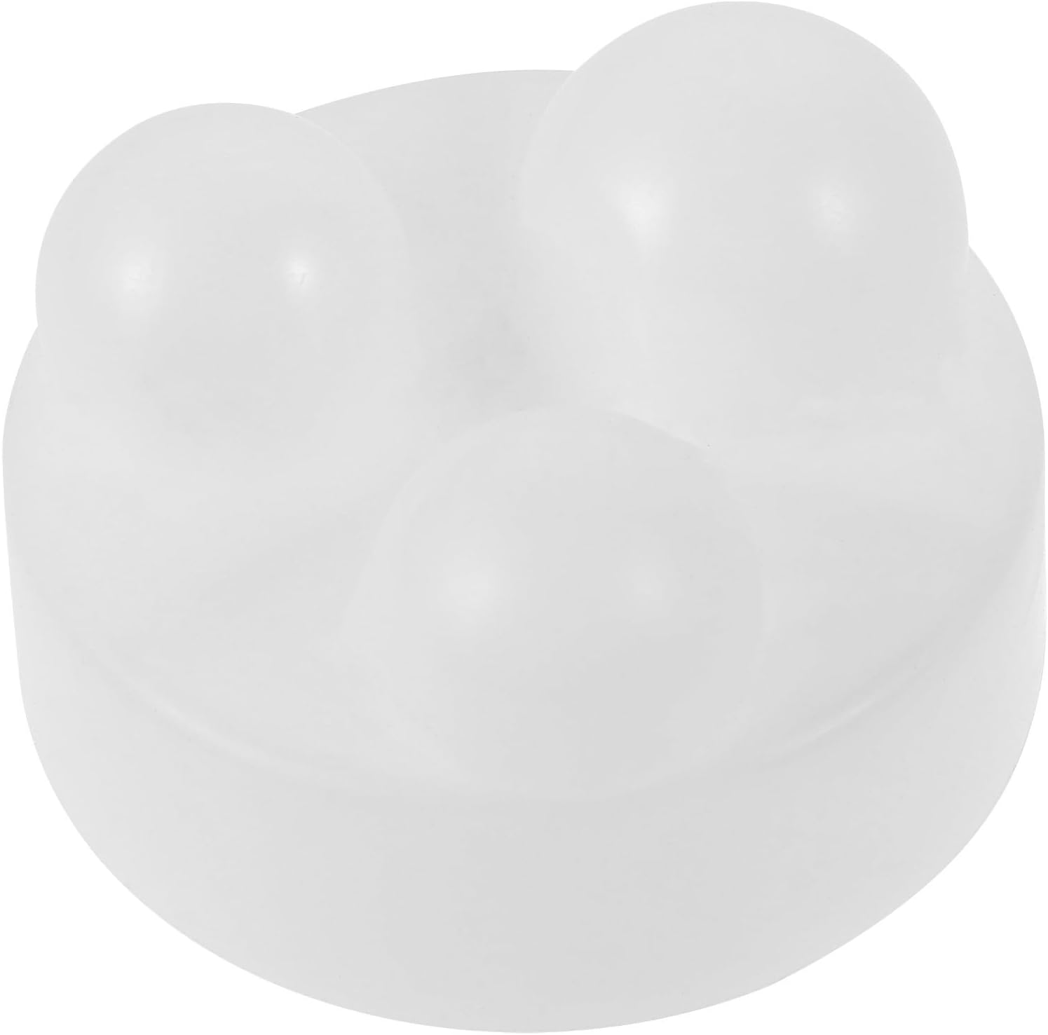 NUOBESTY Point Plastic Chair Roller Ball Neck Roller Mechanism Replacement | White Rotating Parts for Shoulder and Neck Maintenance, Easy Installation, Smooth Operating Motion, DIY Use