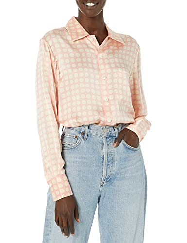 Equipment Womens Equipment Archive 19 Top Blouse, Silver Pink Crème Brulee, X-Small Us #TOP23