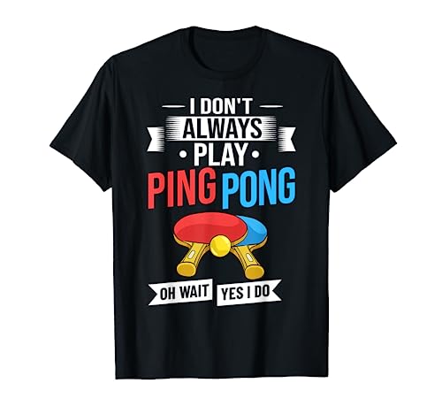 Ping Pong Pong Raqueta de tenis de mesa Deporte Camiseta