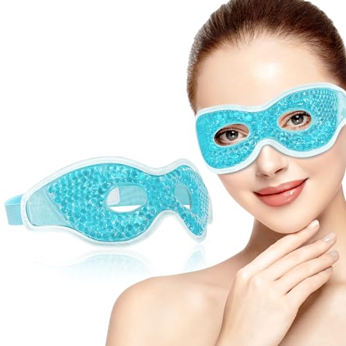 IEA Medical Maschera rinfrescante per gli occhi| 3 pezzi| maschera occhi gel freddo| maschera occhi| maschera ghiaccio viso| maschera occhiaie| ice mask