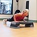 Body Sport® Aerobic Step – Step Aerobics Platform – Workout Equipment – Exercise Step Platform – Gray/Black