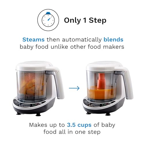 Baby Brezza One Step Baby Food Maker Deluxe - Steam + Blend Organic Food - image 2