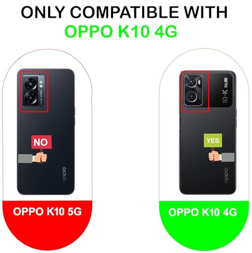 Image of COVERBLACK Rubber Back Cover for Oppo CPH2373 / Oppo K10 (4G) - Transparent