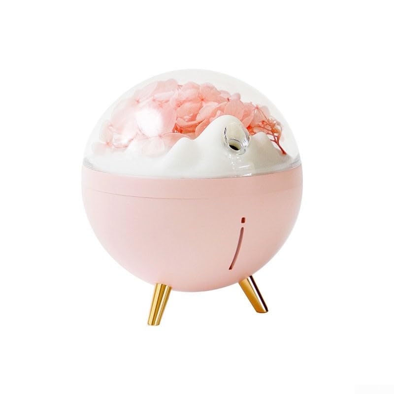 Humidificador Dormitorio LED Lámpara de cabecera Agua Reabastecimiento Oficina Humidificador (rosa)