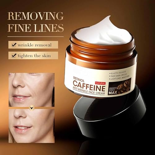 SADOER Hydrating Retinol Caffeine Anti-Wrinkle Cream, Caffeine Eye Cream for Dark Circles And Puffiness, Caffeine Anti-Wrinkle Stay-Up Skin Care Eye Cream for Bags Puffiness Dark Circles (2pcs) - Image 5