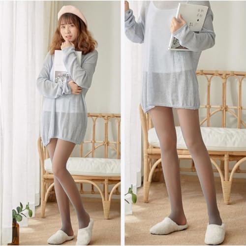Women Fake Translucent Warm Pantyhose Leggings Slim Stretchy Opaque Soft Tights for Winter Outdoor2