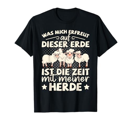 Schafhirte Schäfer Hirte Schäfchen Schafhaltung Herde Schafe T-Shirt