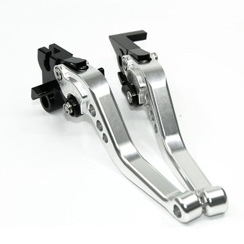 R-timer 2Pcs Brake Clutch Levers for Yamaha WR125X 2012–2016, Motorbike Adjustable Handlebar Levers Pair for Sports Performance,Silver