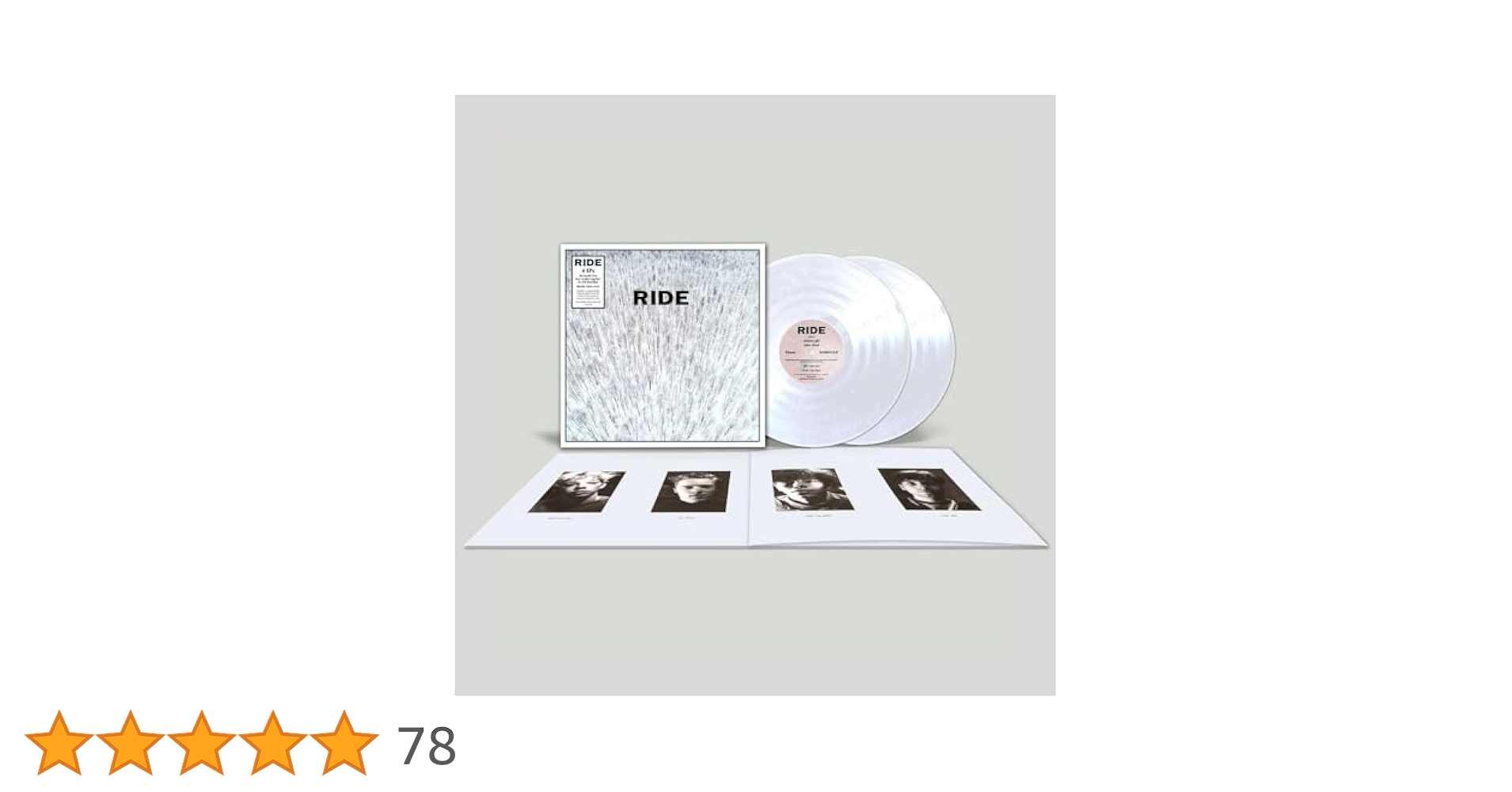 洋楽 Ride / 4EPS LP VINYL Ride - 4 EPs White Vinyl Edition - Vinyl 2LP - 2022 - UK