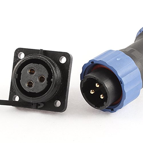 Conector de aviación impermeable Aexit SD20 20mm miniatura 3