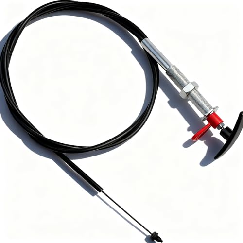 Image of 72 inch RV Waste Valve Cable, Replacement for TC72 TC72PB TC72CNPB, Fit for Valterra TC172 TC372 TC1372 & Bladex BX1500 BX3000 Cable Actuated Sewer Valves, Folding Handle