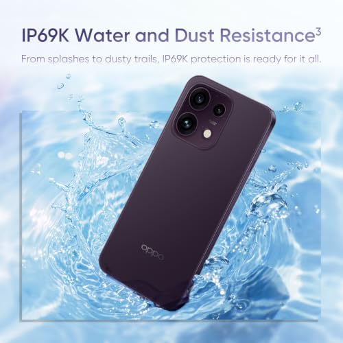 Image of OPPO Reno16C 5G Smartphone 8GB+256GB Violet with No Cost EMI