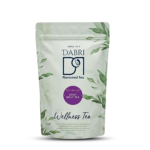 Image of Dabri Daily Belly Wellness Tea 100gm | Herbal Blend for Digestion | Pure Natural Taste | Detox Tea for Bloating, Constipation, Acidity & Gas Relief | Supports Gut Health & Comfort Daily