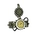 Produktbild Ouzhoub Steampunk kostüm der Frauen, Dampf-Punk-Retro Personality-Quarz-Uhr der Männer Tabelle Removable Dial Standard Time Steampunk (Color : Yellow Watch Movement)